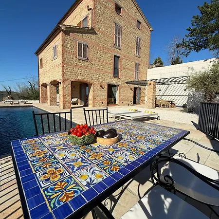 Βίλα Luxury In Le Marche With Heated Private Pool, Panoramic Sibillini Views And Airco Gualdo di Macerata